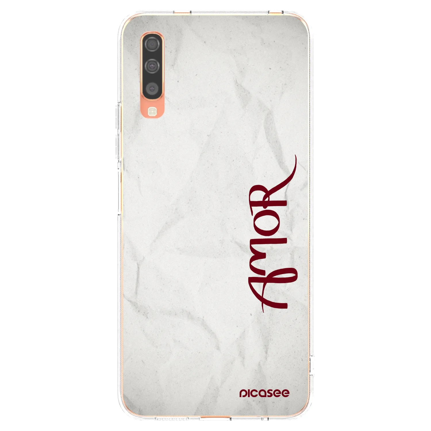 Picasee husă transparentă din silicon pentru Samsung Galaxy A70 A705F - Amor