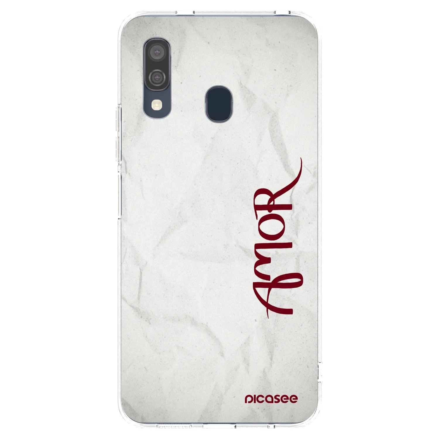 Picasee husă transparentă din silicon pentru Samsung Galaxy A40 A405F - Amor