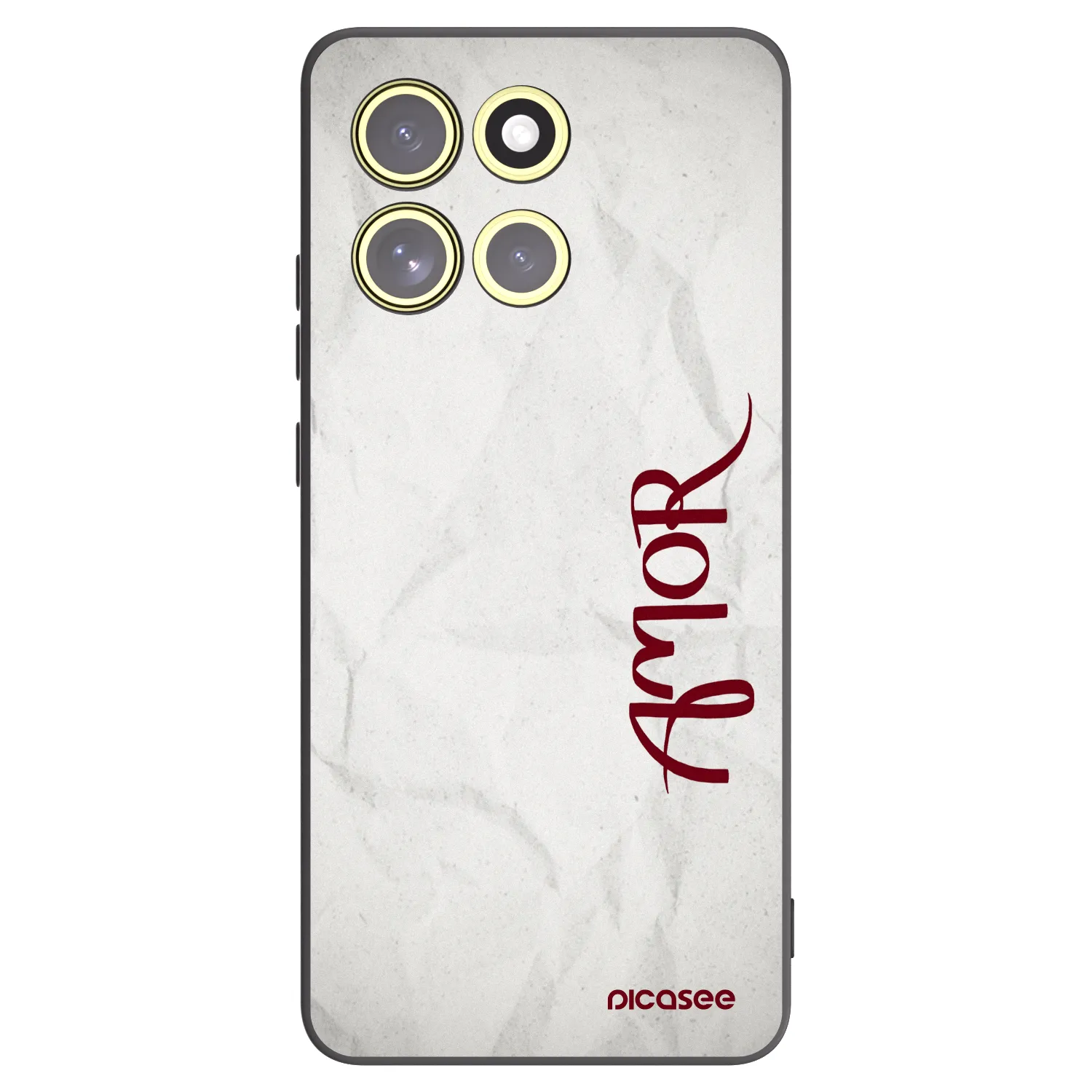 Picasee husă neagră din silicon pentru Motorola Moto G86 5G - Amor