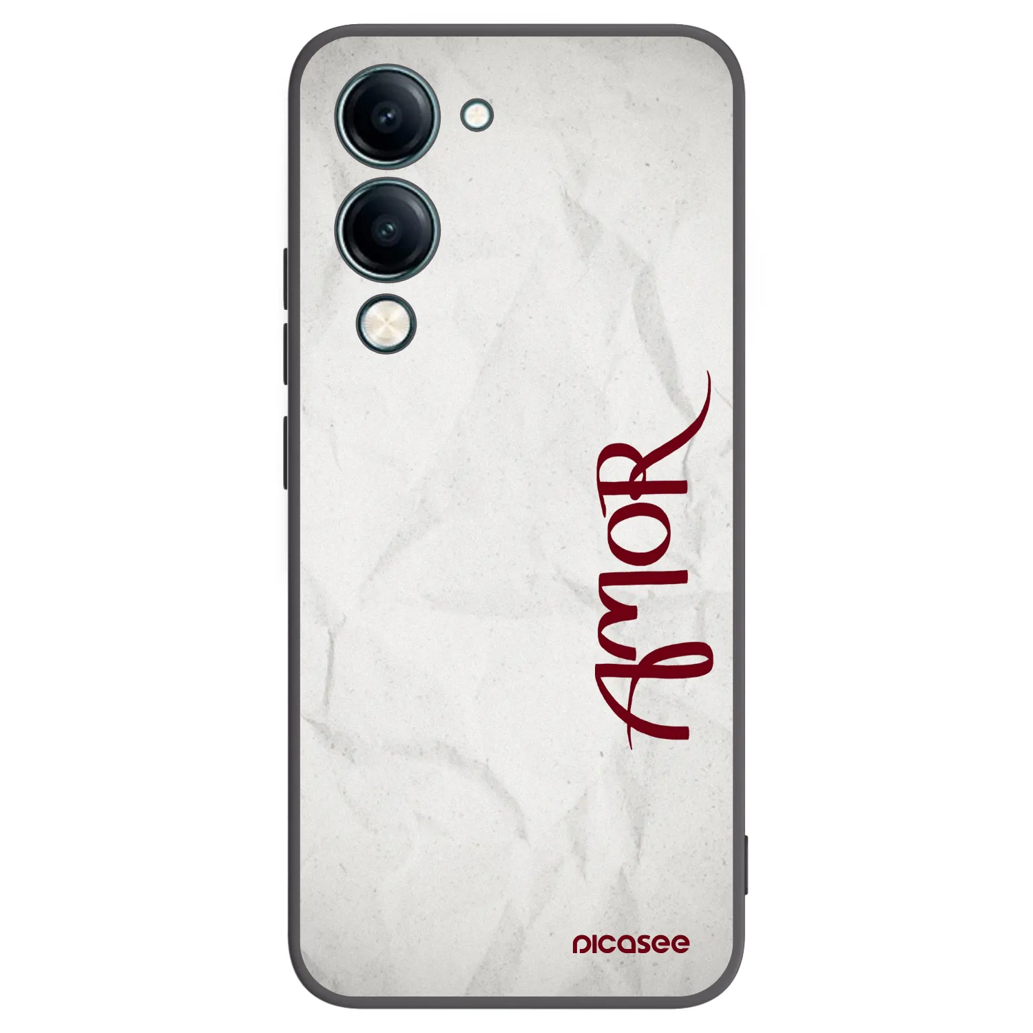 Picasee husă neagră din silicon pentru Vivo Y29s 5G - Amor