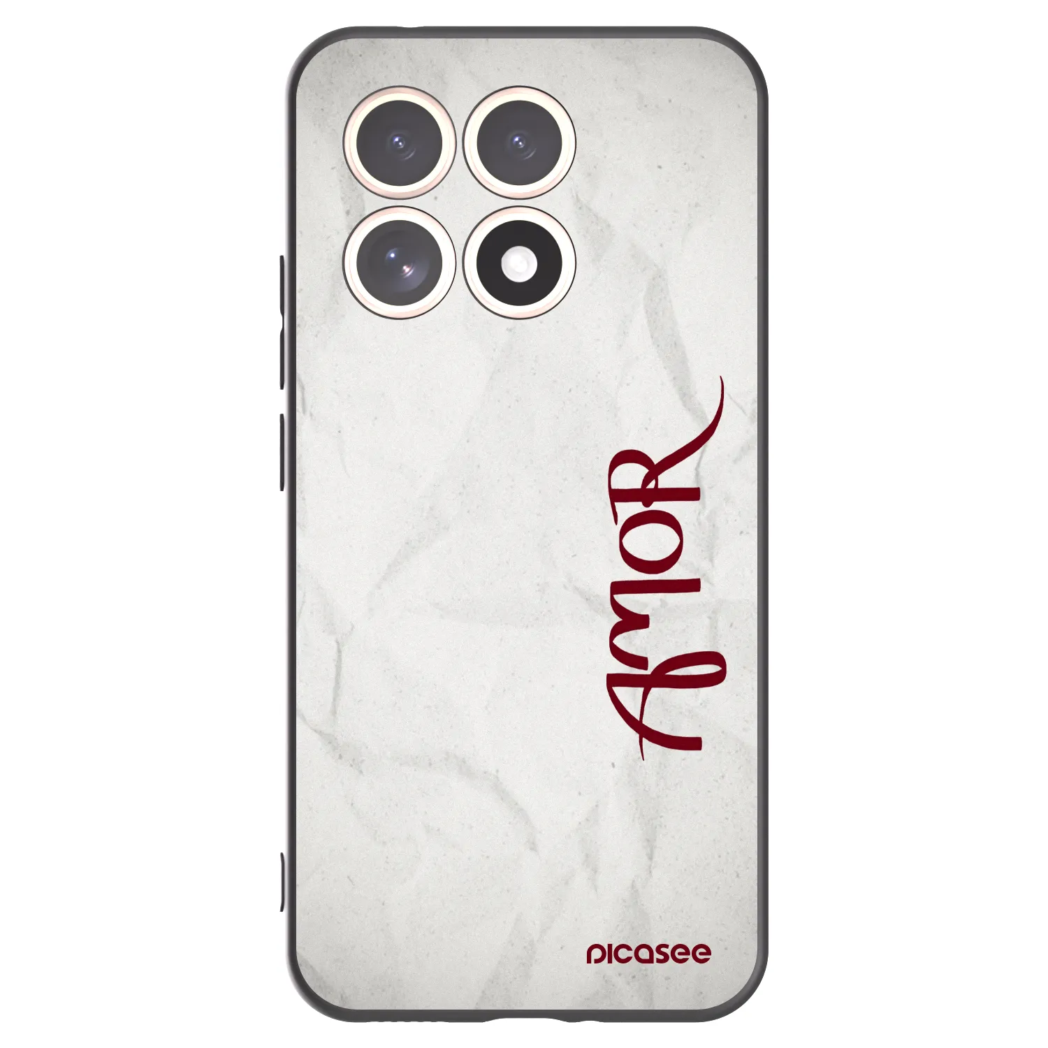 Picasee husă neagră din silicon pentru Xiaomi 15T - Amor
