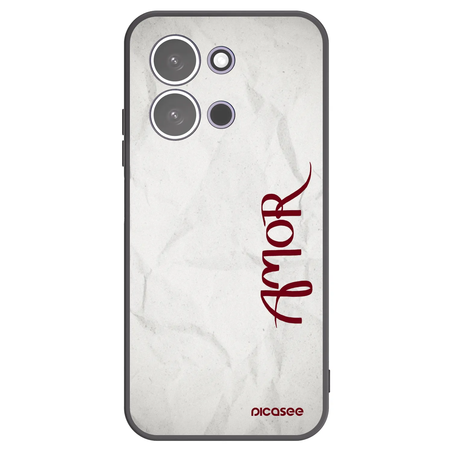 Picasee husă neagră din silicon pentru Xiaomi Redmi 15C 5G - Amor
