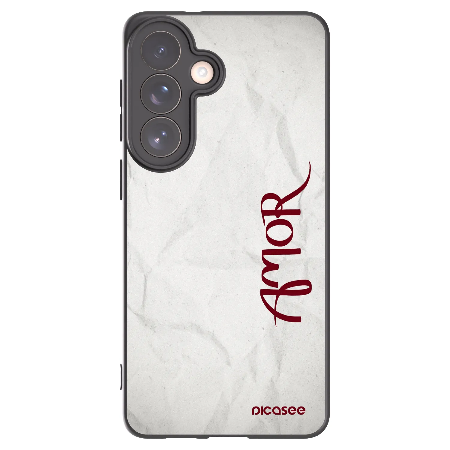 Picasee husă neagră din silicon pentru Samsung Galaxy S26+ - Amor