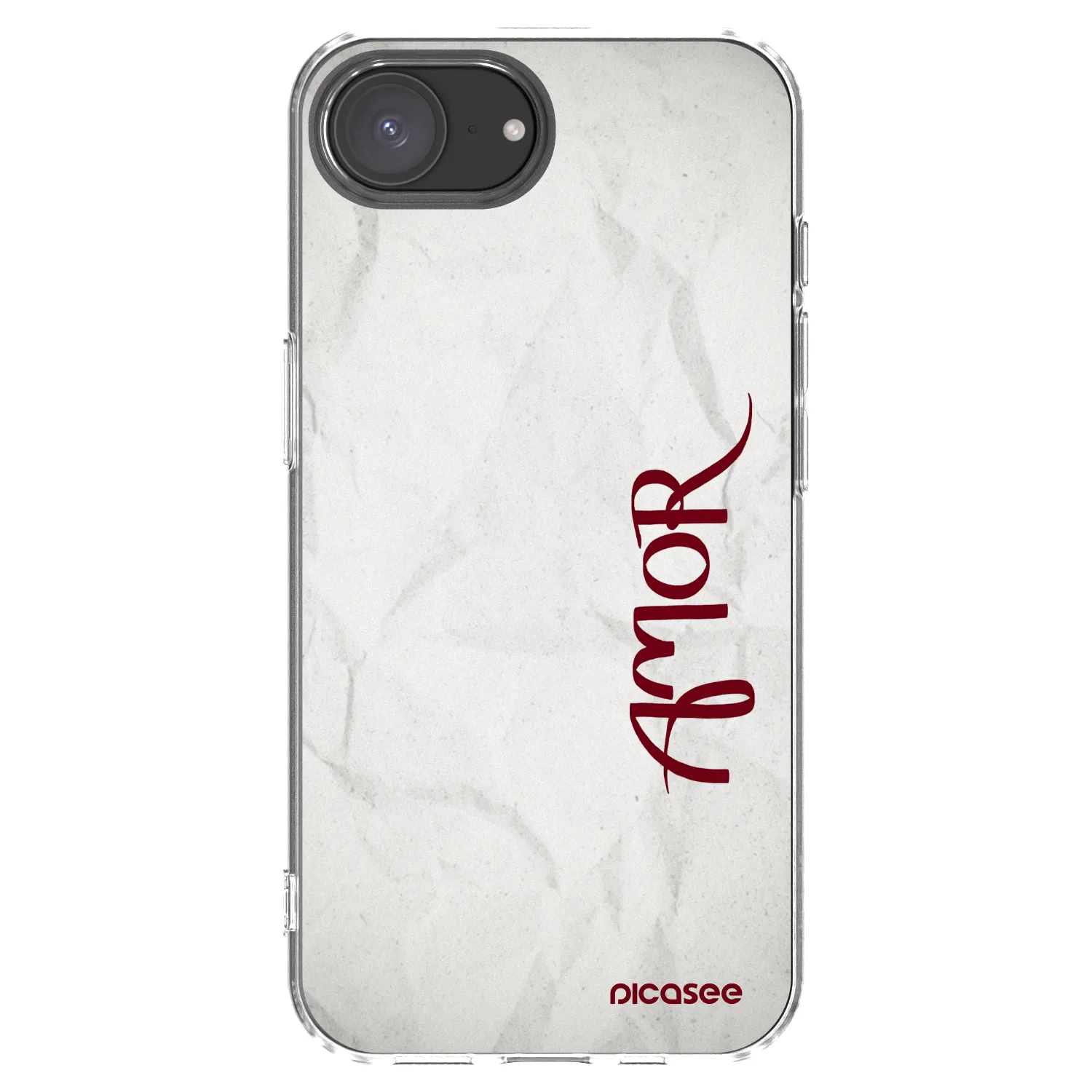 Picasee husă transparentă din silicon pentru Apple iPhone 17e - Amor
