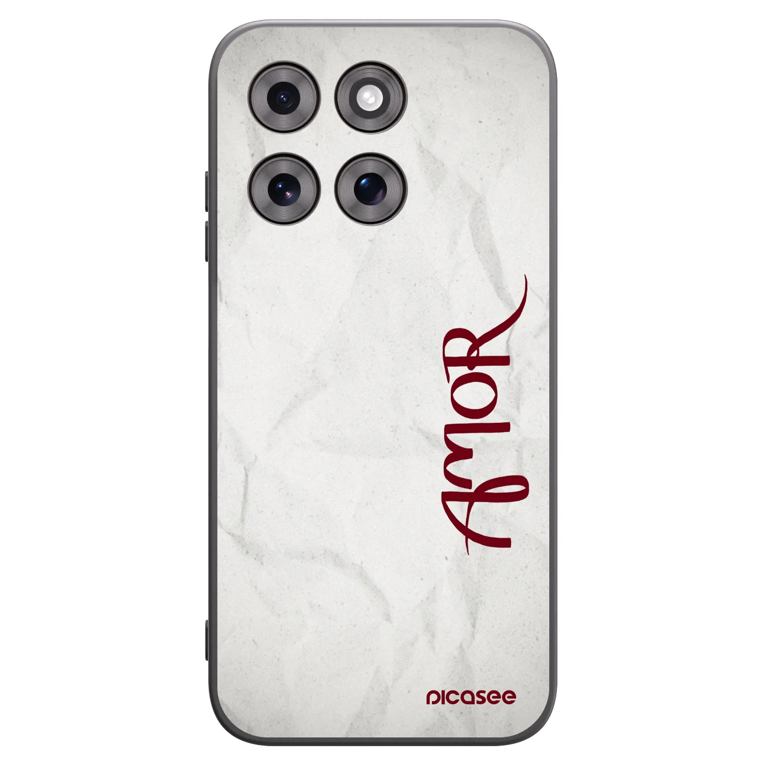 Picasee husă neagră din silicon pentru Motorola Moto G77 - Amor