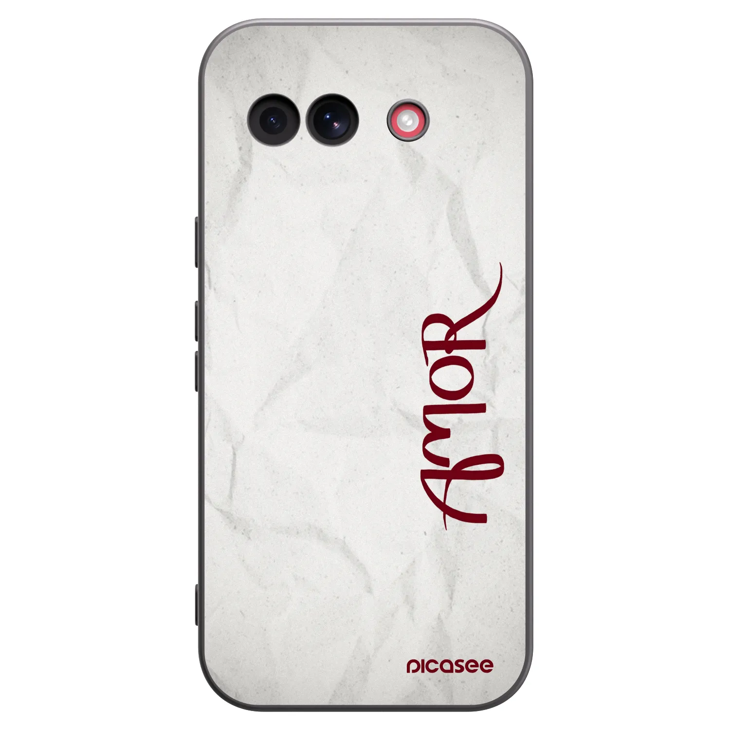 Picasee husă neagră din silicon pentru Google Pixel 10a - Amor