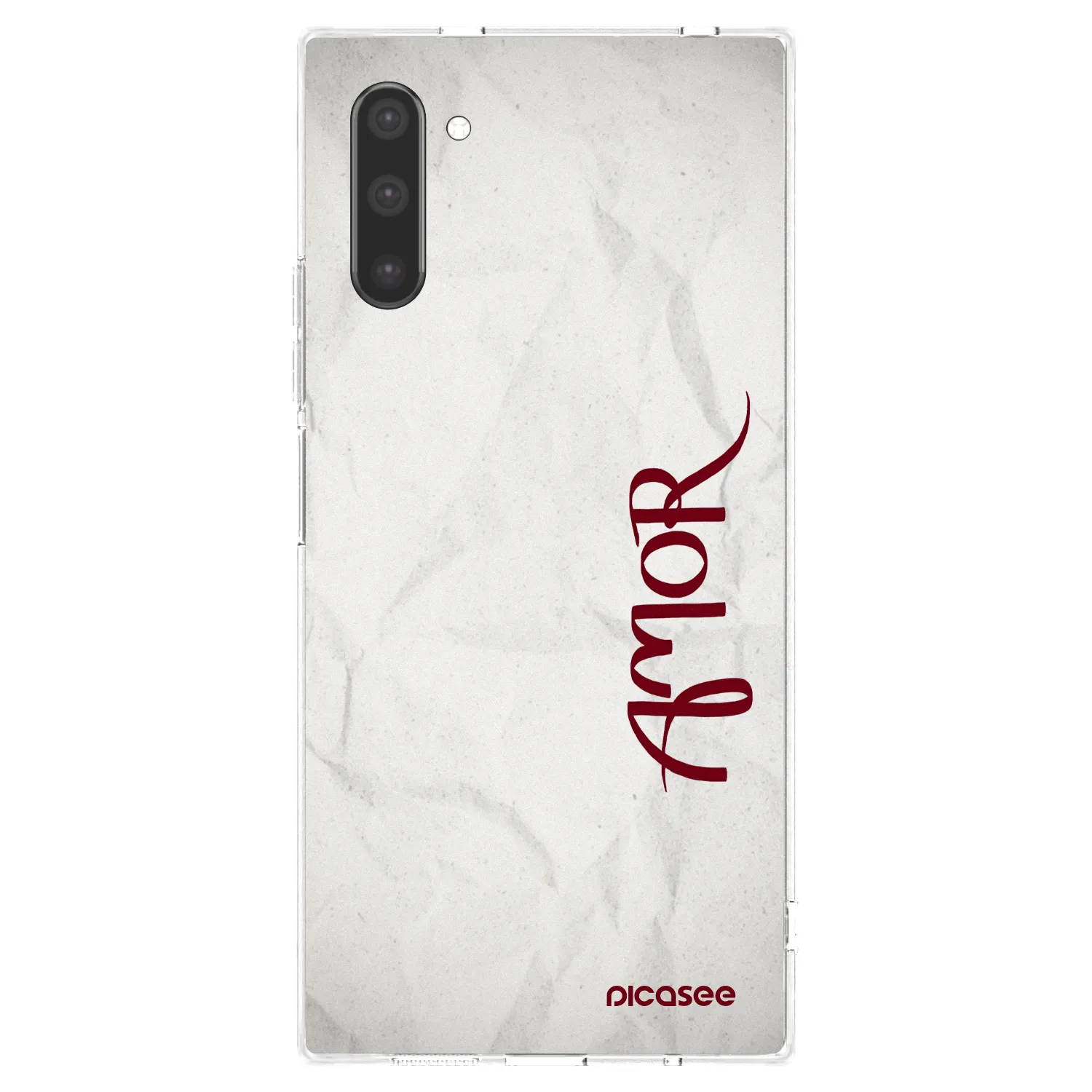 Picasee husă transparentă din silicon pentru Samsung Galaxy Note 10 N970F - Amor