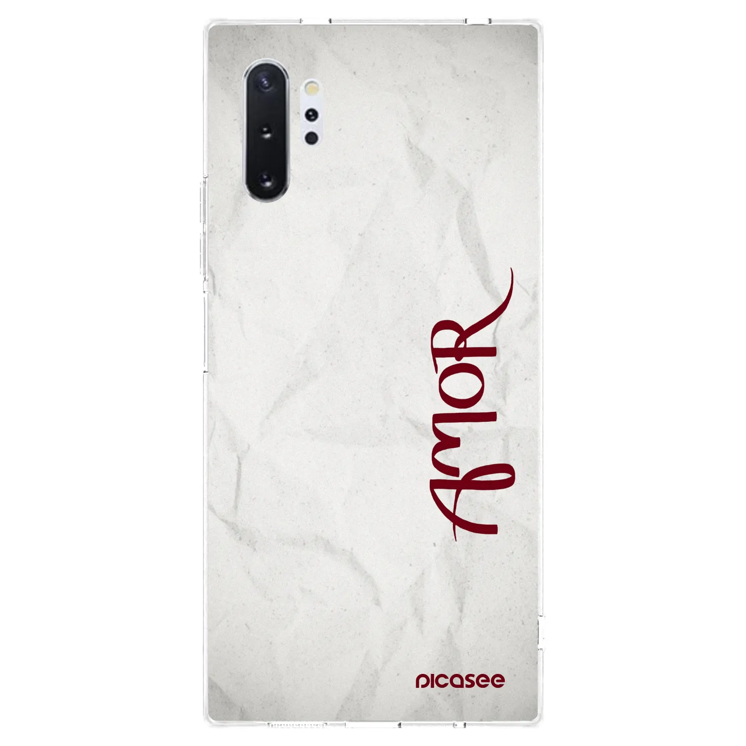 Picasee husă transparentă din silicon pentru Samsung Galaxy Note 10+ N975F - Amor