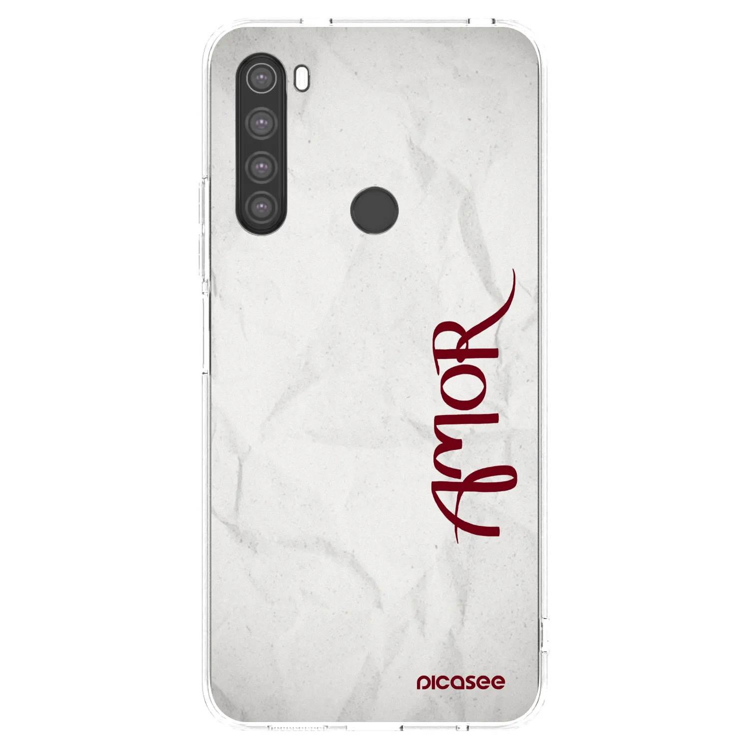 Picasee husă transparentă din silicon pentru Xiaomi Redmi Note 8 - Amor