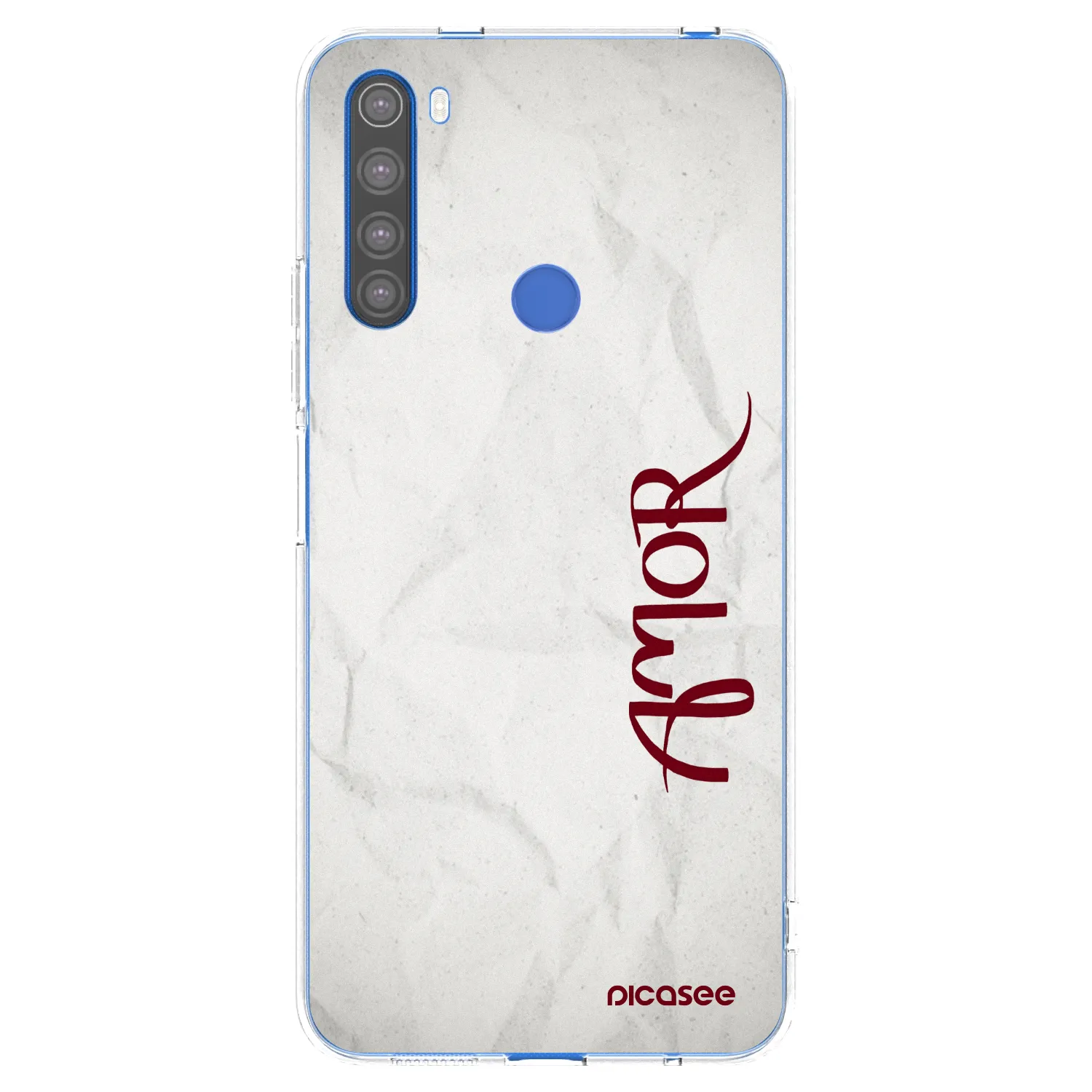 Picasee husă transparentă din silicon pentru Xiaomi Redmi Note 8T - Amor