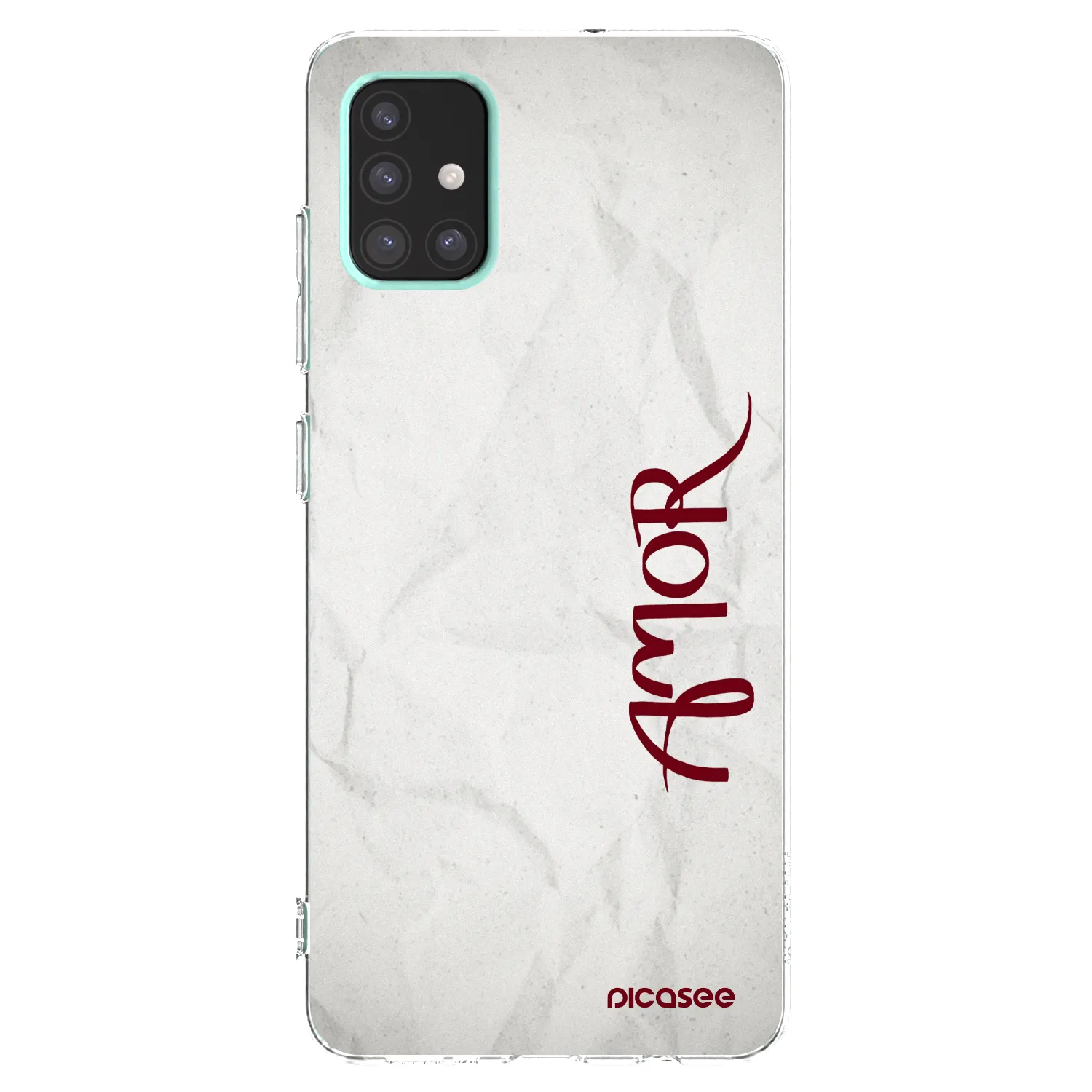 Picasee husă transparentă din silicon pentru Samsung Galaxy A51 A515F - Amor