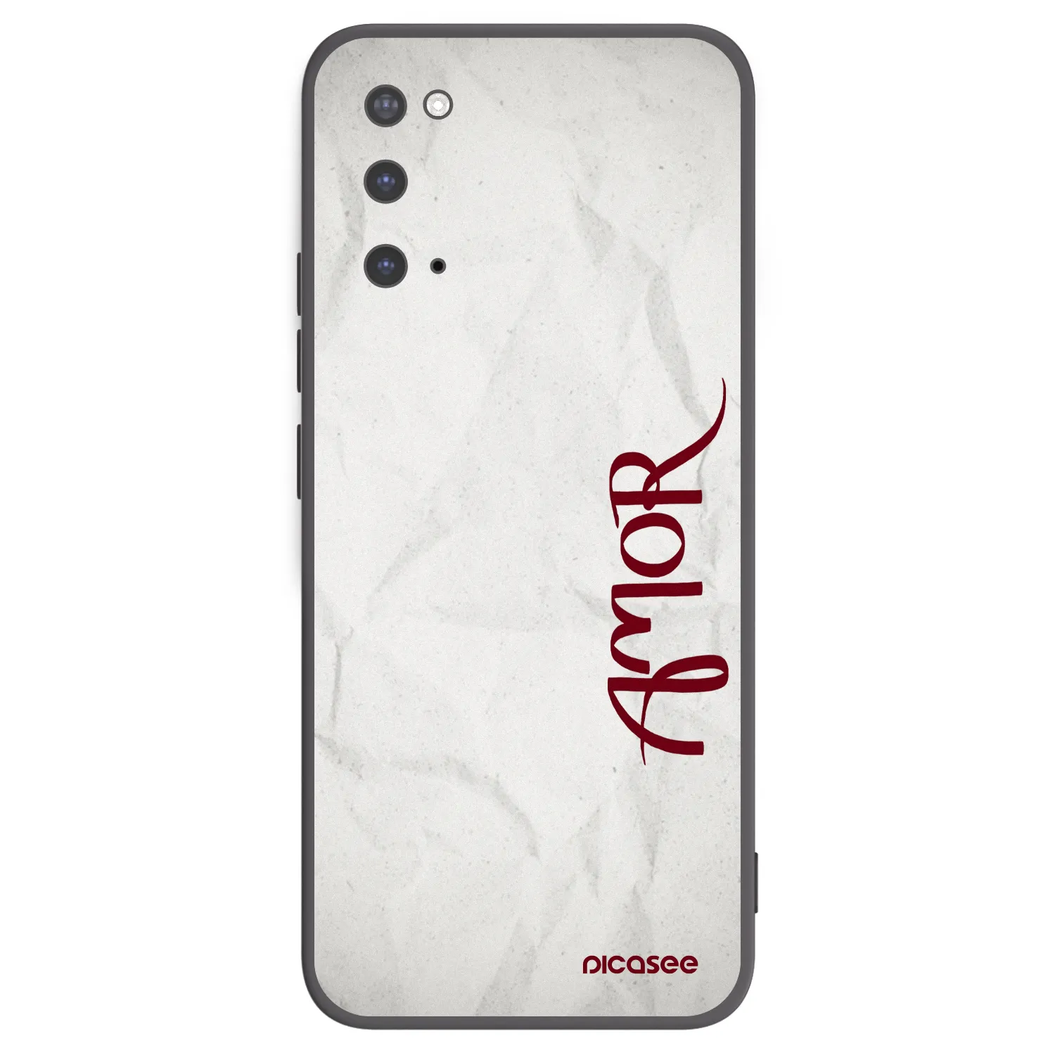 Picasee husă neagră din silicon pentru Samsung Galaxy S20 G980F - Amor