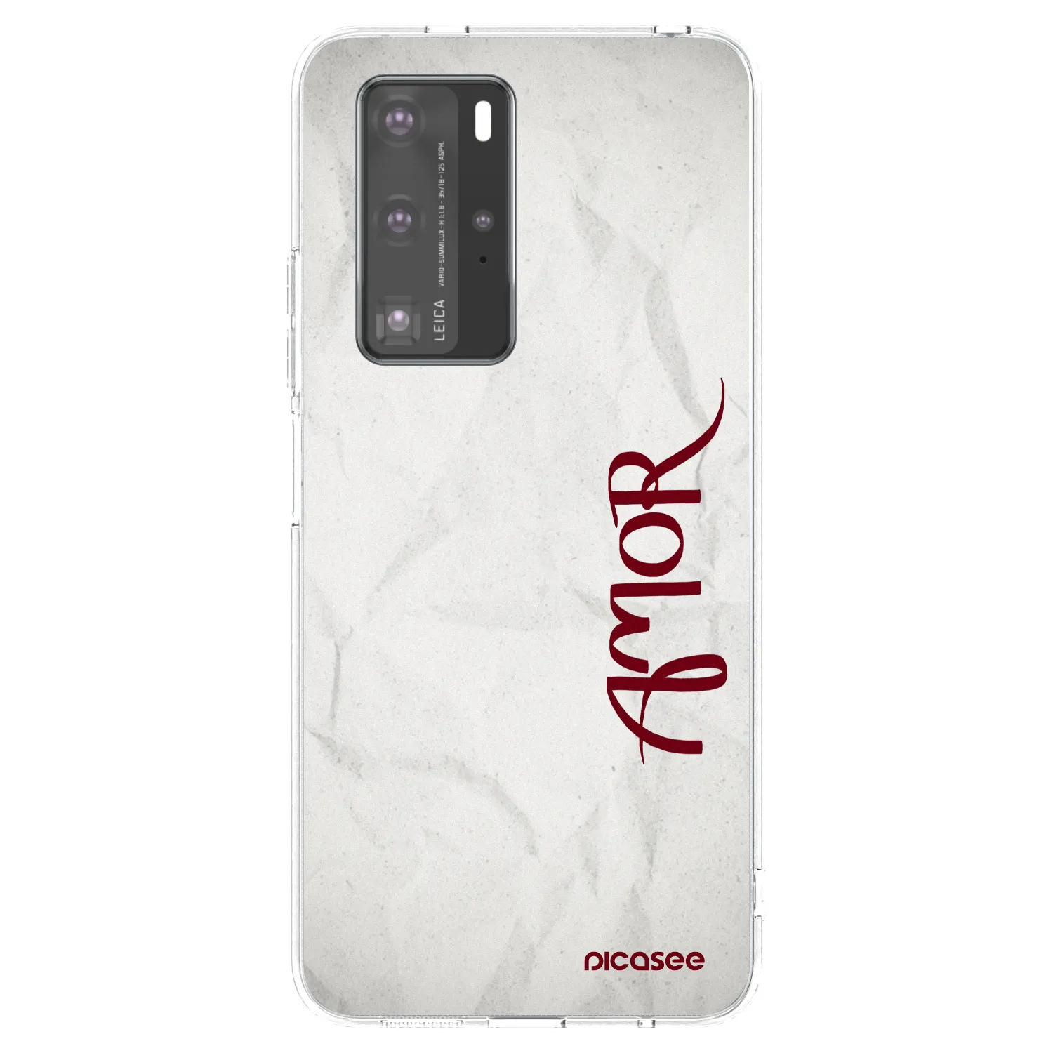 Picasee husă transparentă din silicon pentru Huawei P40 Pro - Amor
