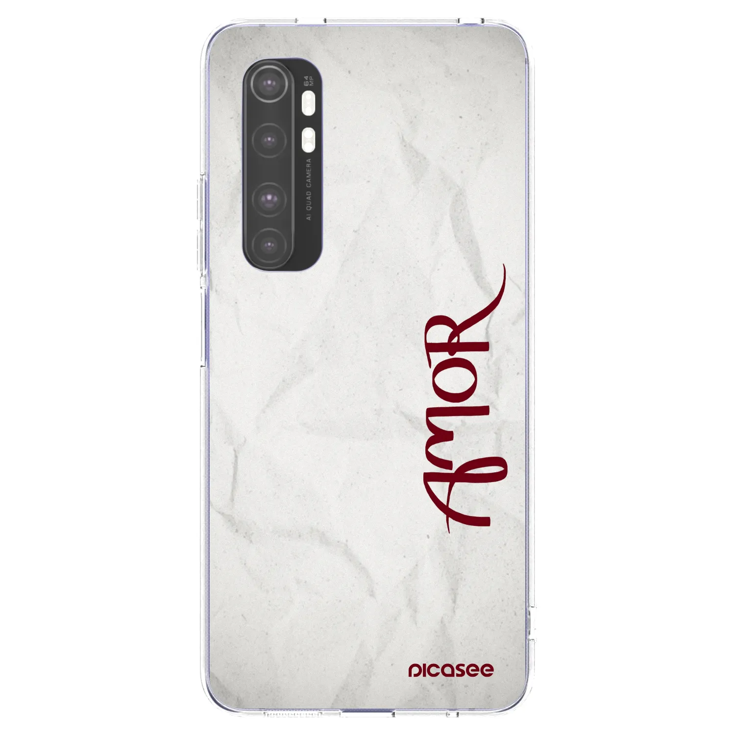 Picasee husă transparentă din silicon pentru Xiaomi Mi Note 10 Lite - Amor