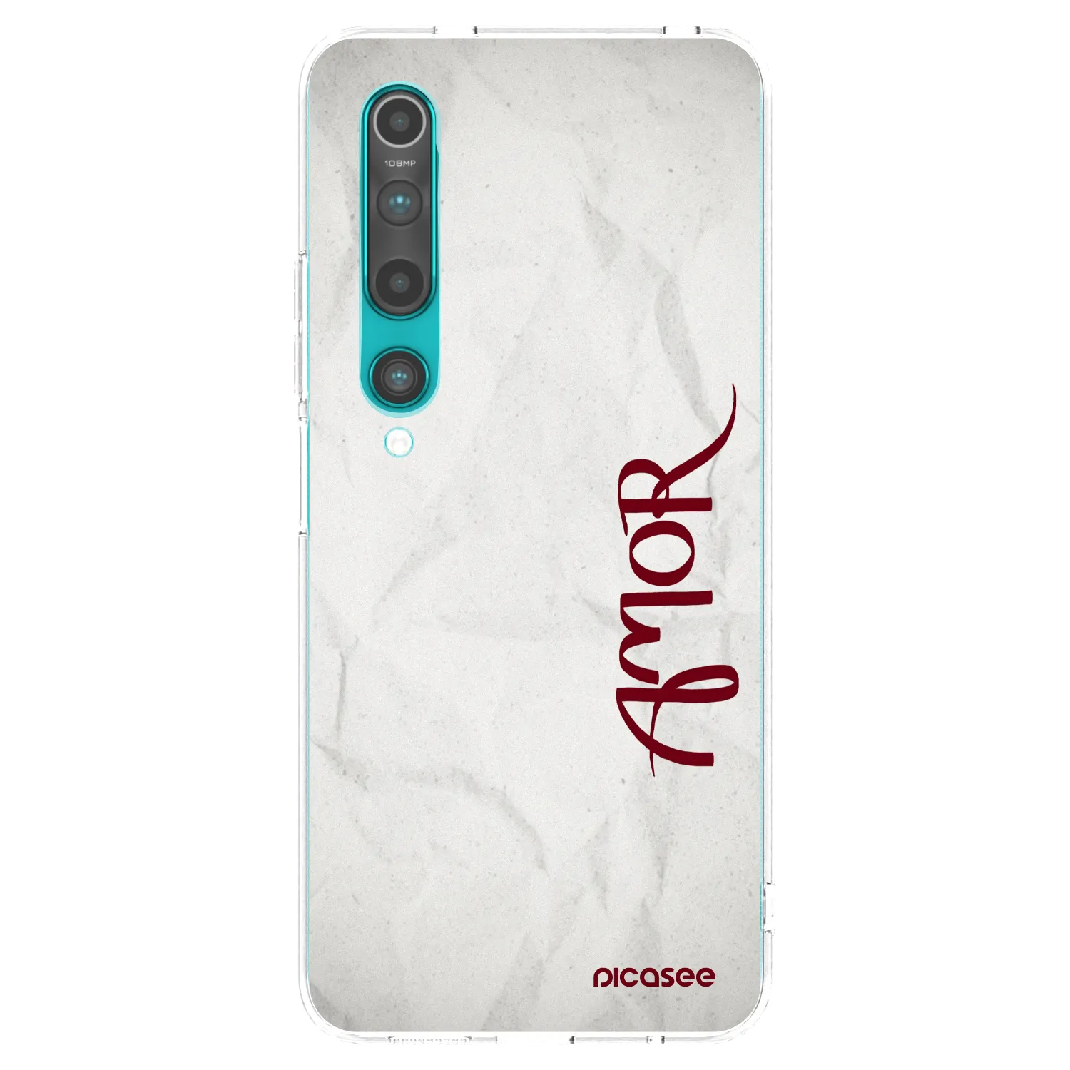 Picasee husă transparentă din silicon pentru Xiaomi Mi 10 - Amor