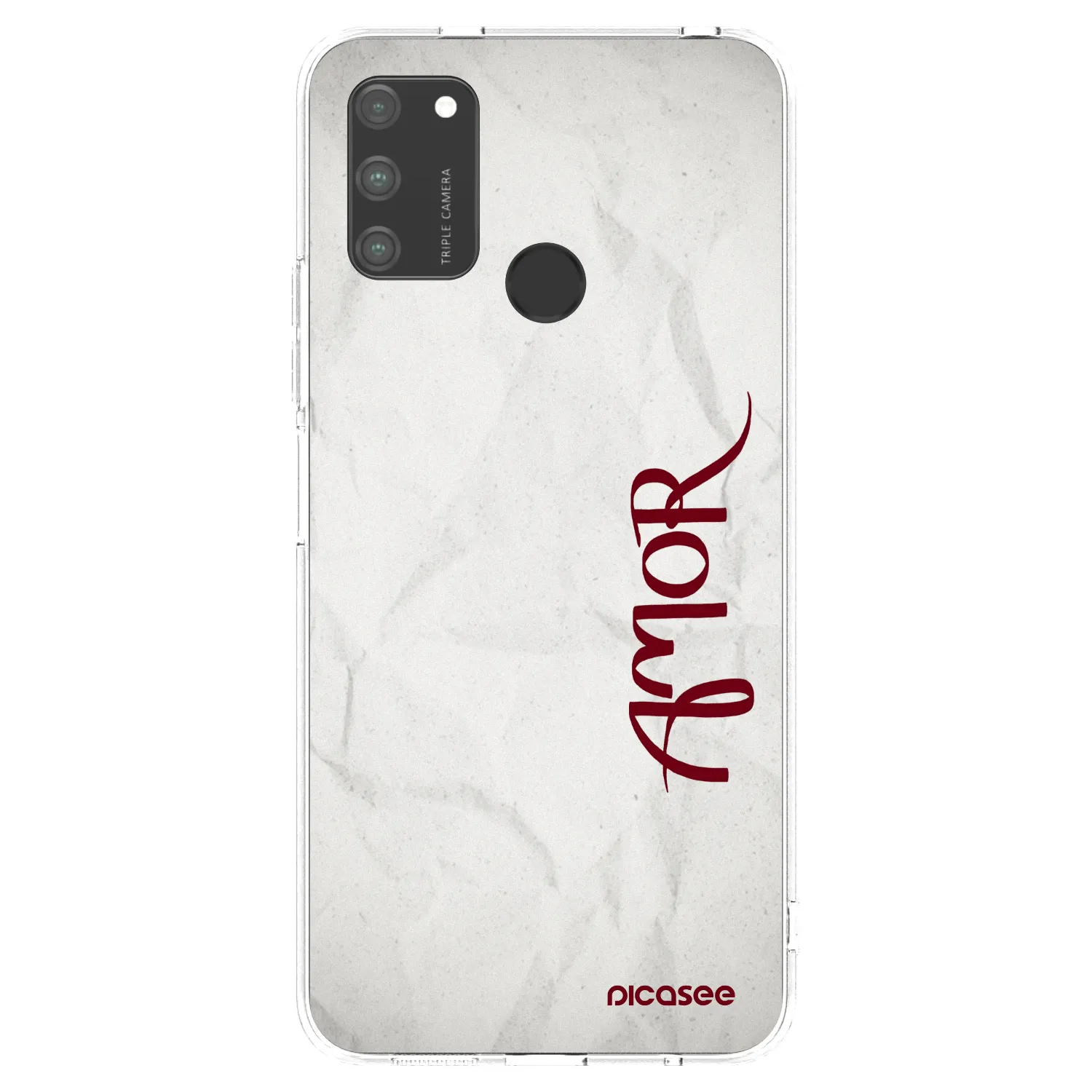 Picasee husă transparentă din silicon pentru Honor 9A - Amor