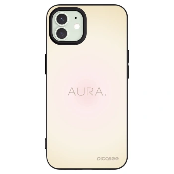 Picasee husă neagră din silicon pentru Apple iPhone 12 - Aura