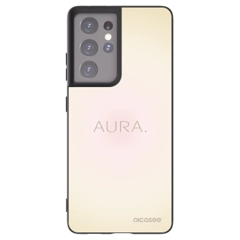 Picasee husă neagră din silicon pentru Samsung Galaxy S21 Ultra 5G G998B - Aura