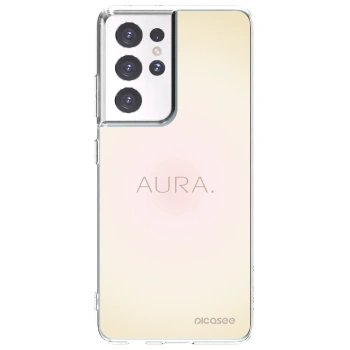 Picasee husă transparentă din silicon pentru Samsung Galaxy S21 Ultra 5G G998B - Aura
