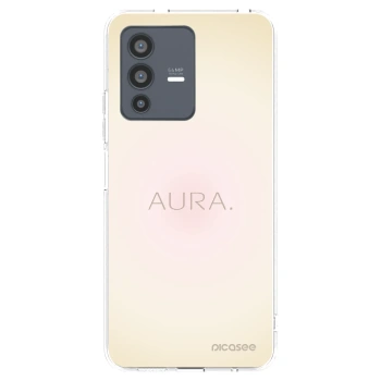 Picasee husă transparentă din silicon pentru Vivo V23 5G - Aura