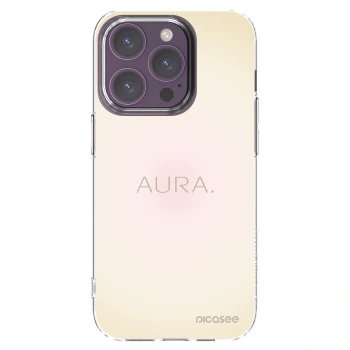 Picasee husă transparentă din silicon pentru Apple iPhone 14 Pro - Aura