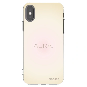 Picasee husă transparentă din silicon pentru Apple iPhone X/XS - Aura
