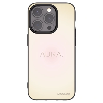 Picasee husă neagră din silicon pentru Apple iPhone 15 Pro - Aura