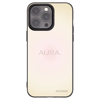 Picasee husă neagră din silicon pentru Apple iPhone 15 Pro Max - Aura