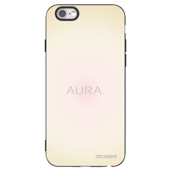 Picasee husă neagră din silicon pentru Apple iPhone 6/6S - Aura