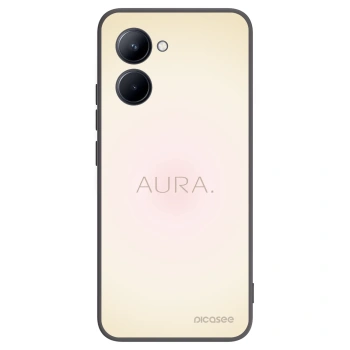 Picasee husă neagră din silicon pentru Realme C33 (2023) - Aura