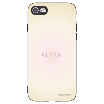 Picasee husă neagră din silicon pentru Apple iPhone 8 - Aura