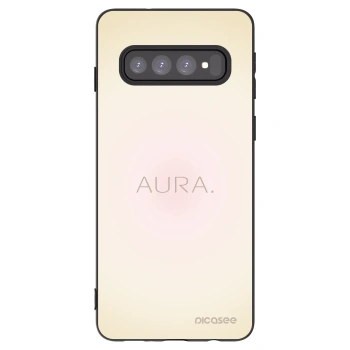 Picasee husă neagră din silicon pentru Samsung Galaxy S10 G973 - Aura