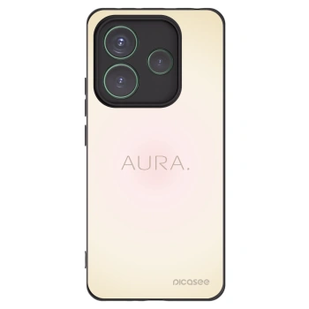 Picasee husă neagră din silicon pentru Xiaomi Redmi Note 14 5G - Aura