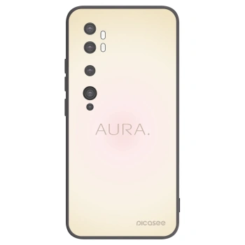 Picasee husă neagră din silicon pentru Xiaomi Mi Note 10 (Pro) - Aura