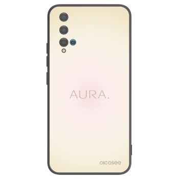 Picasee husă neagră din silicon pentru Huawei Nova 5T - Aura