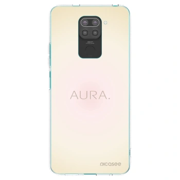 Picasee husă neagră din silicon pentru Xiaomi Redmi Note 9 - Aura