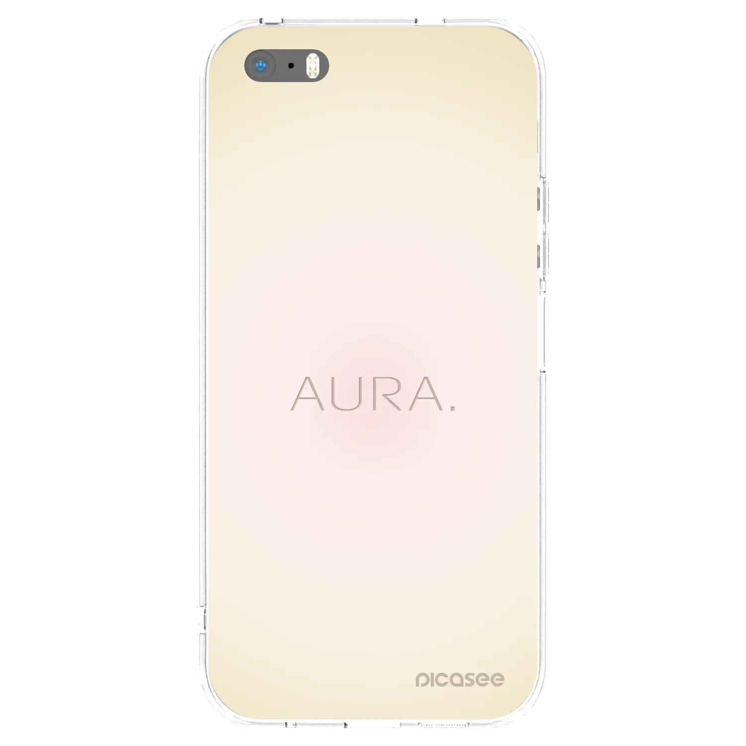 Picasee husă transparentă din silicon pentru Apple iPhone 5/5S/SE - Aura