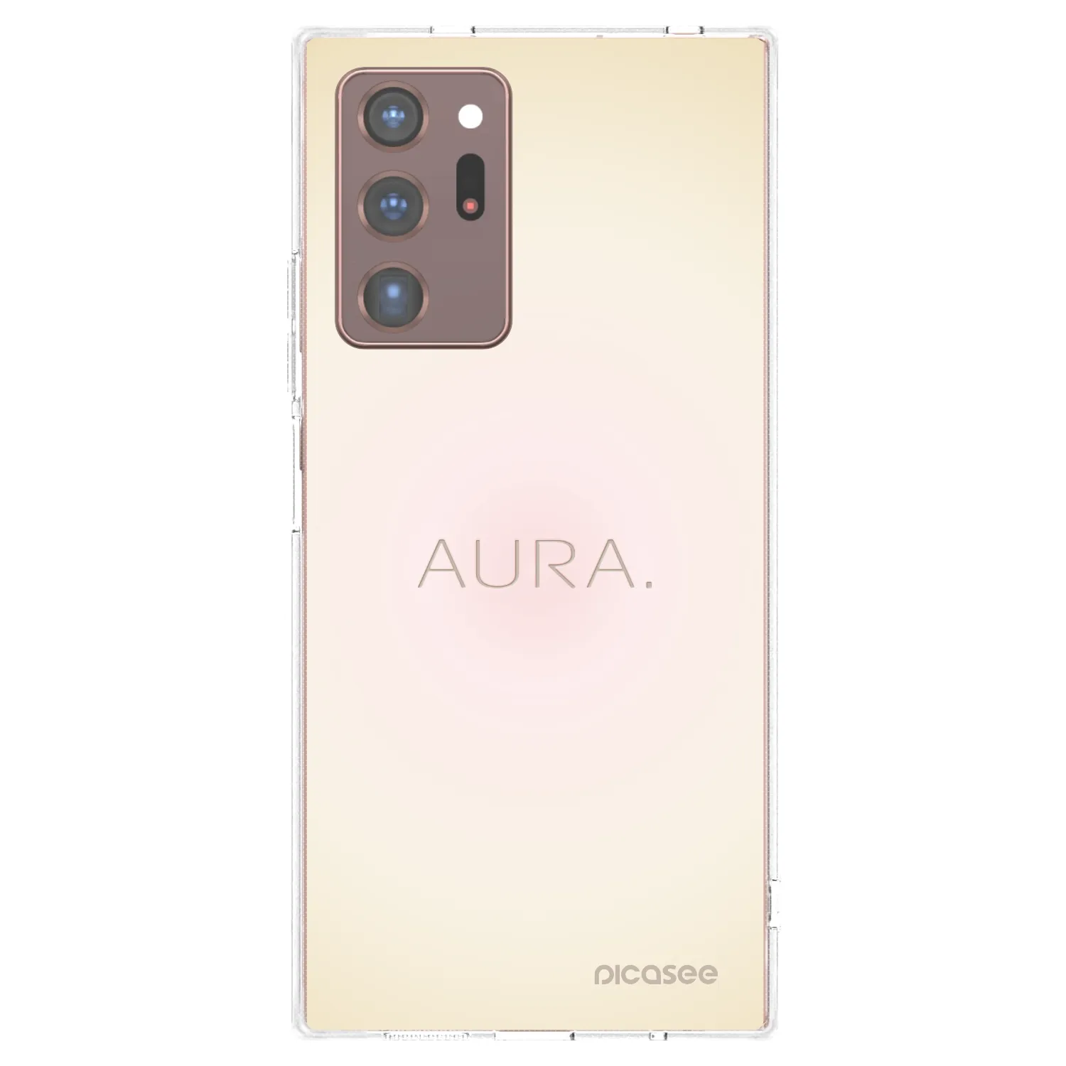 Picasee husă transparentă din silicon pentru Samsung Galaxy Note 20 Ultra - Aura