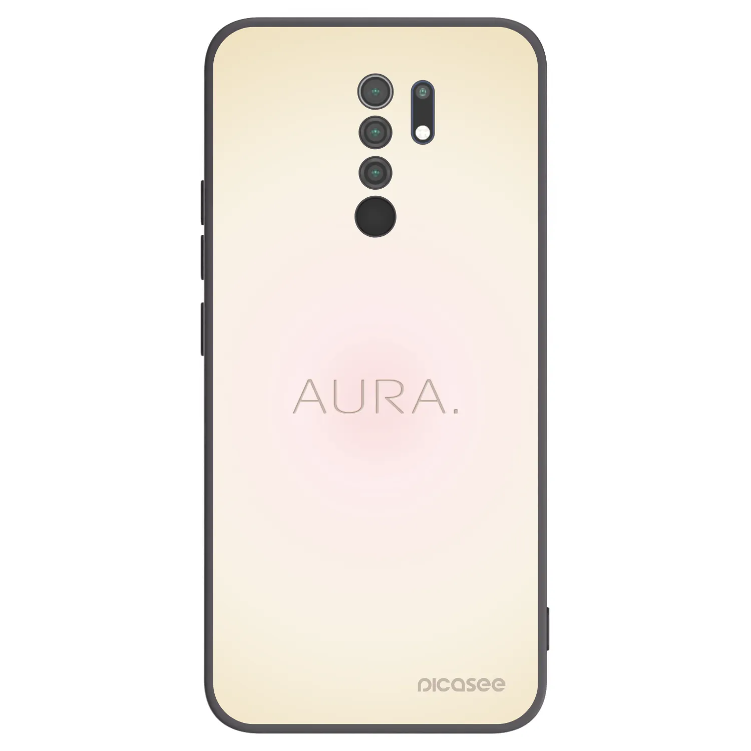 Picasee husă neagră din silicon pentru Xiaomi Redmi 9 - Aura