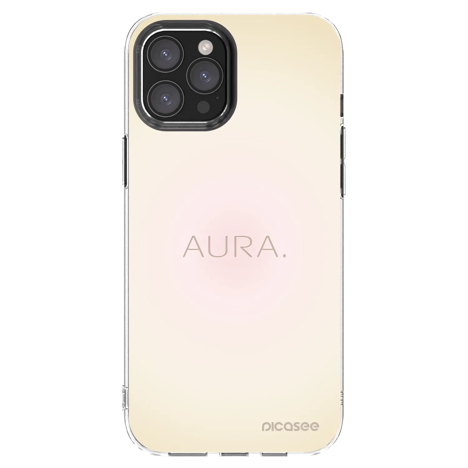 Picasee husă transparentă din silicon pentru Apple iPhone 12 Pro Max - Aura