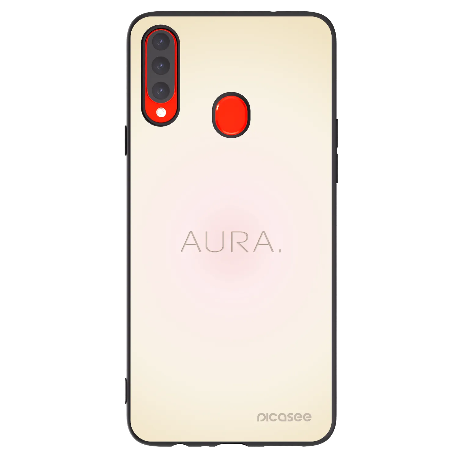 Picasee husă neagră din silicon pentru Samsung Galaxy A20s - Aura