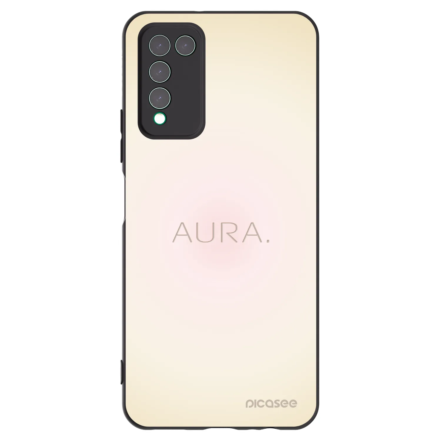 Picasee husă neagră din silicon pentru Honor 10X Lite - Aura