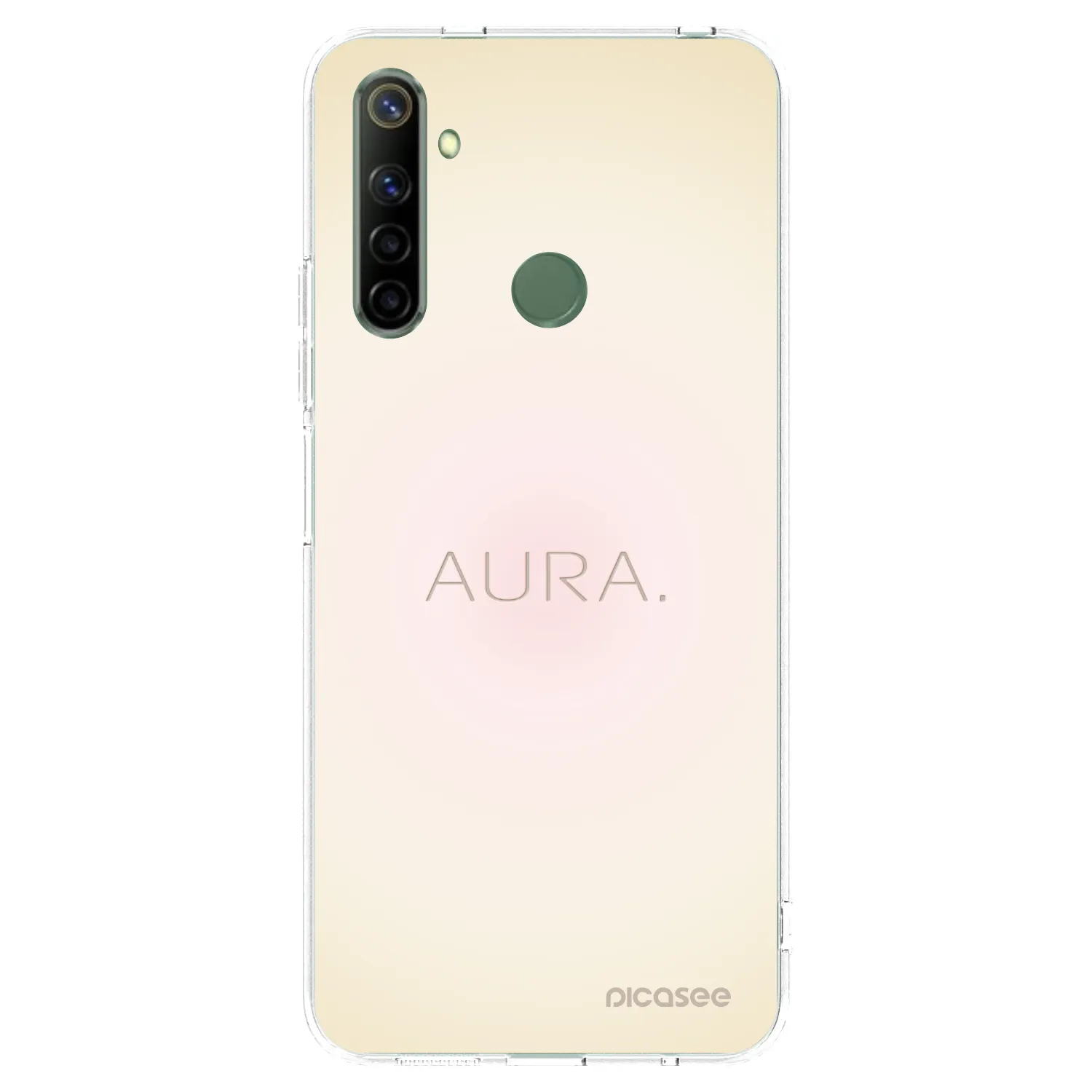 Picasee husă transparentă din silicon pentru Realme 6i - Aura