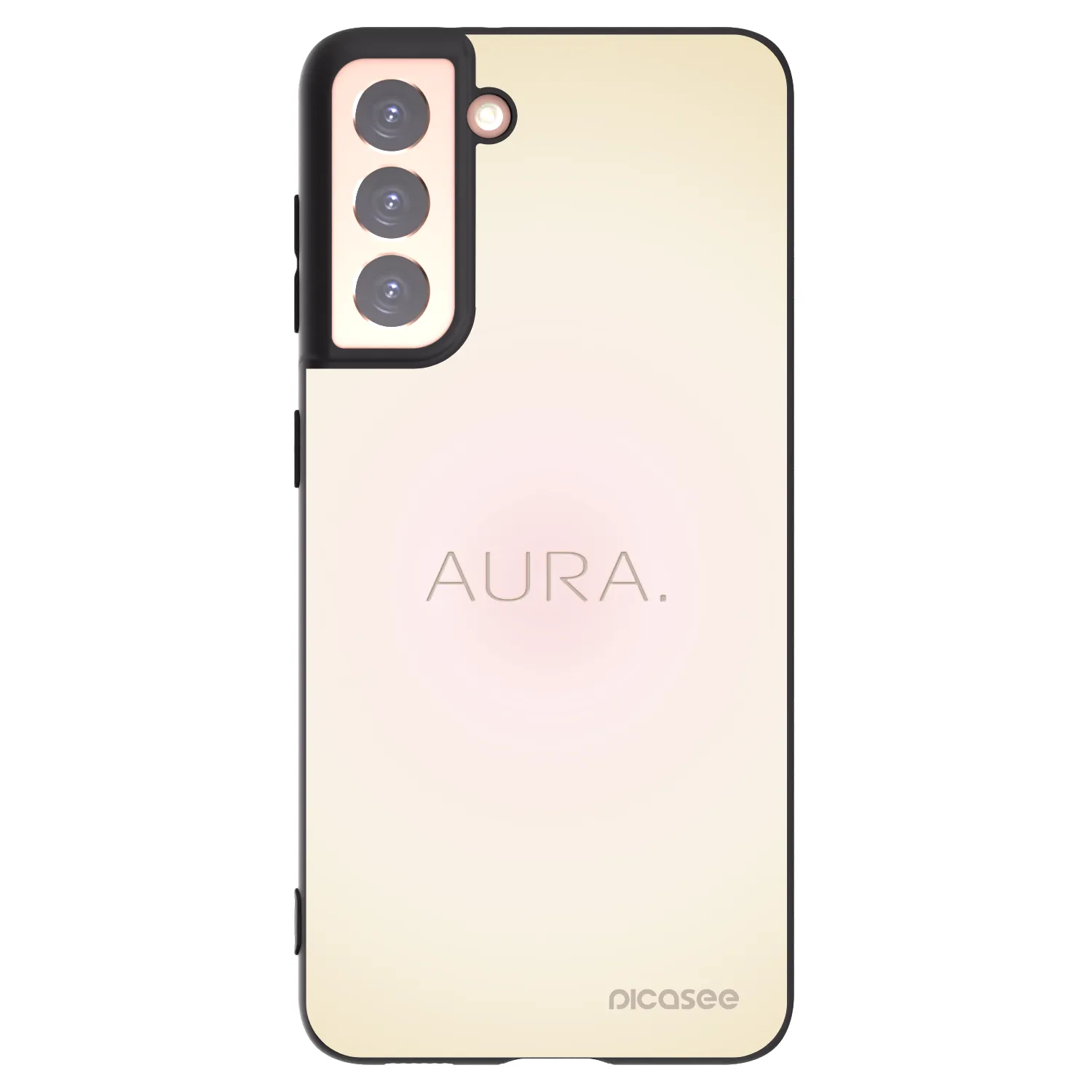 Picasee husă neagră din silicon pentru Samsung Galaxy S21 5G G991B - Aura