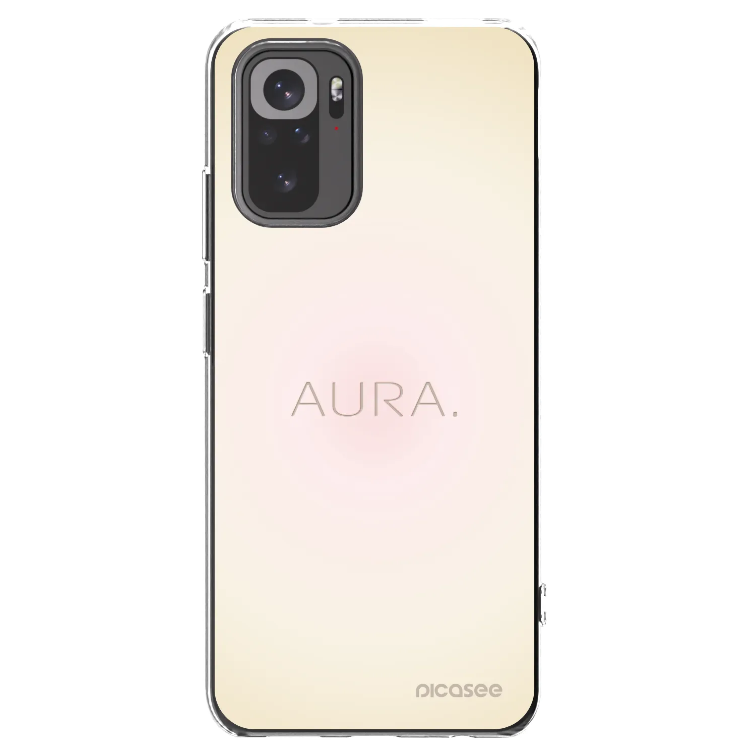 Picasee husă transparentă din silicon pentru Xiaomi Redmi Note 10S - Aura