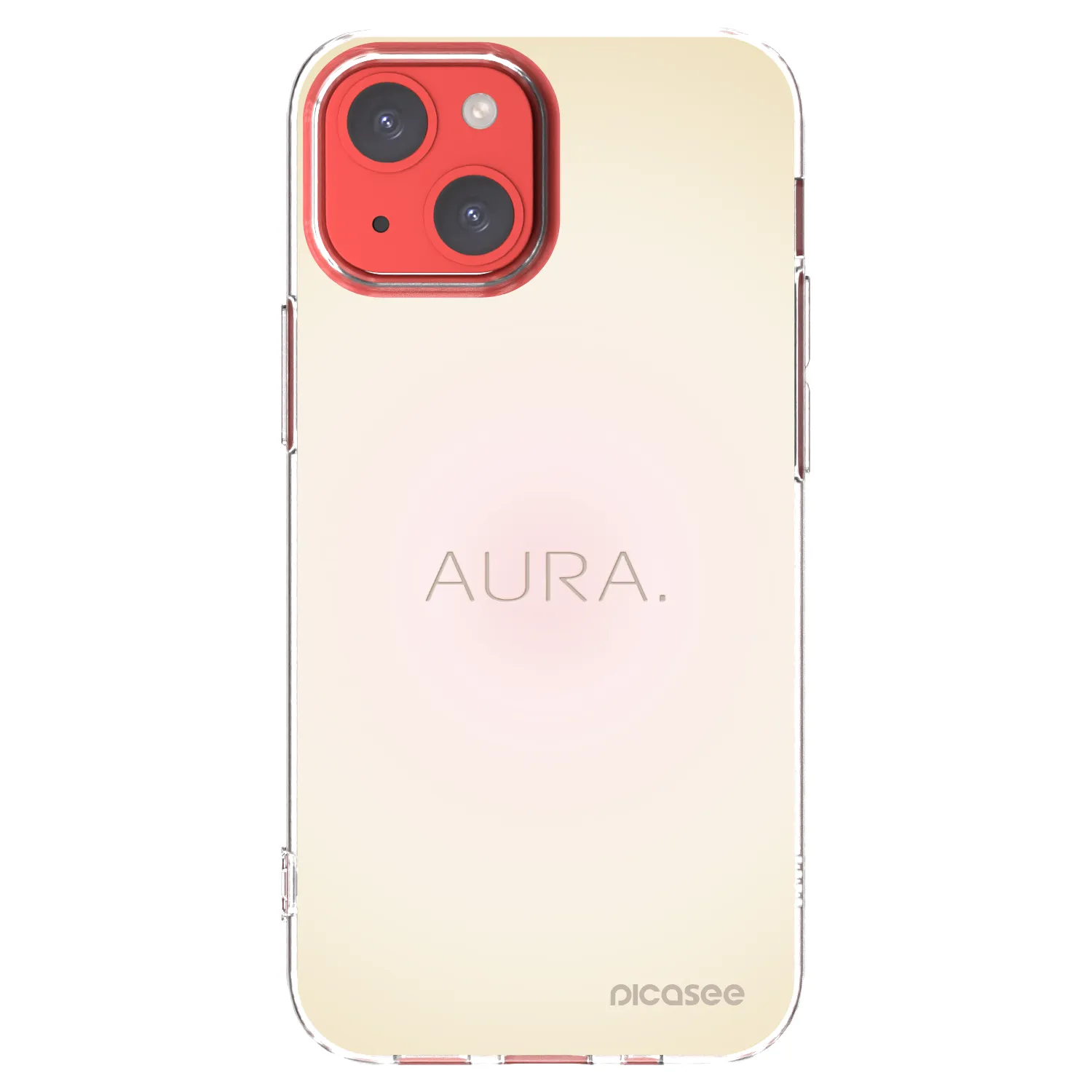Picasee husă transparentă din silicon pentru Apple iPhone 13 mini - Aura