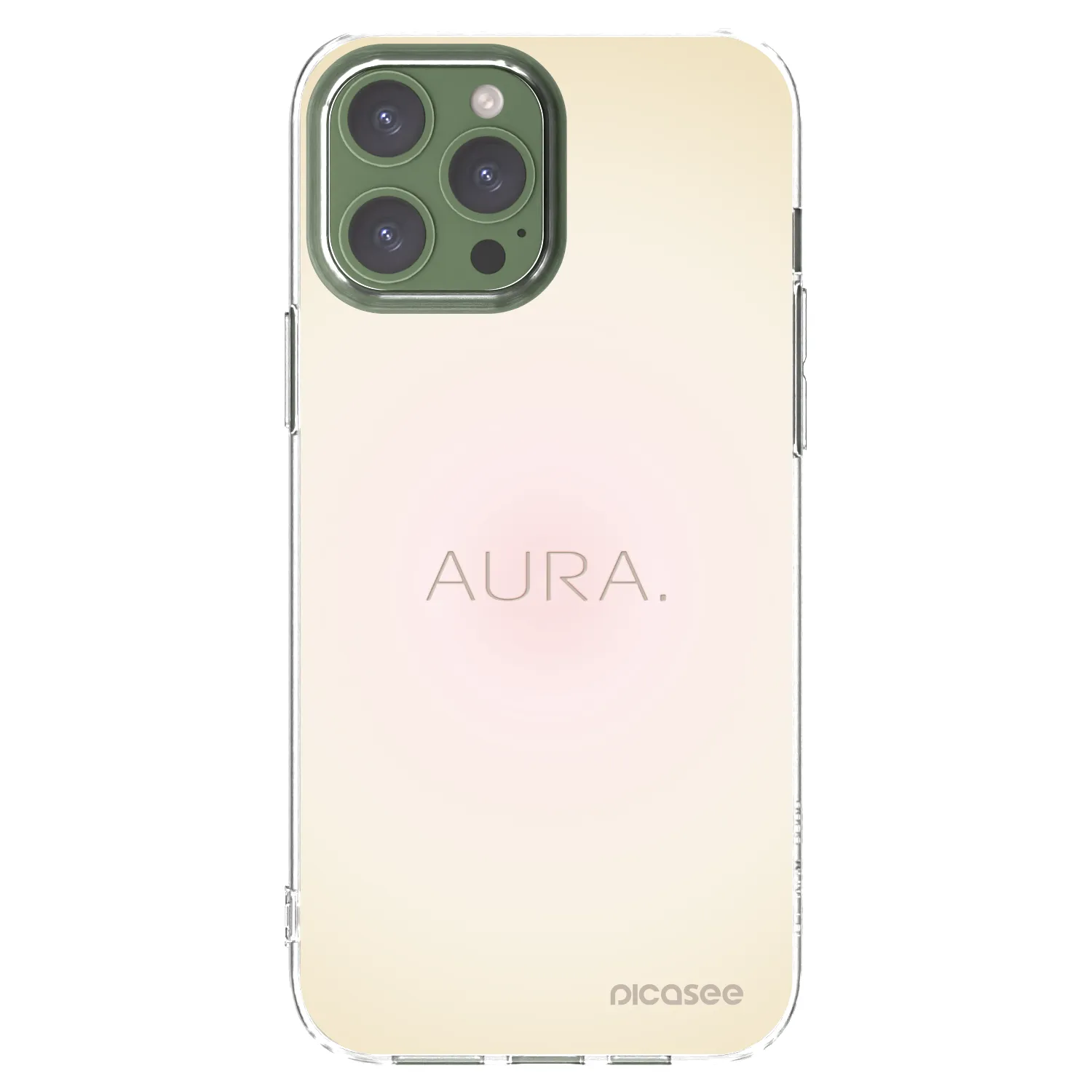 Picasee husă transparentă din silicon pentru Apple iPhone 13 Pro Max - Aura