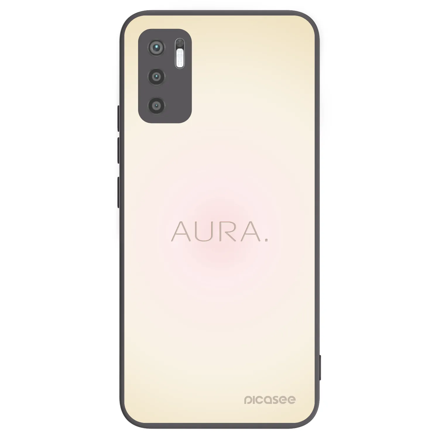 Picasee husă neagră din silicon pentru Xiaomi Redmi Note 10 5G - Aura