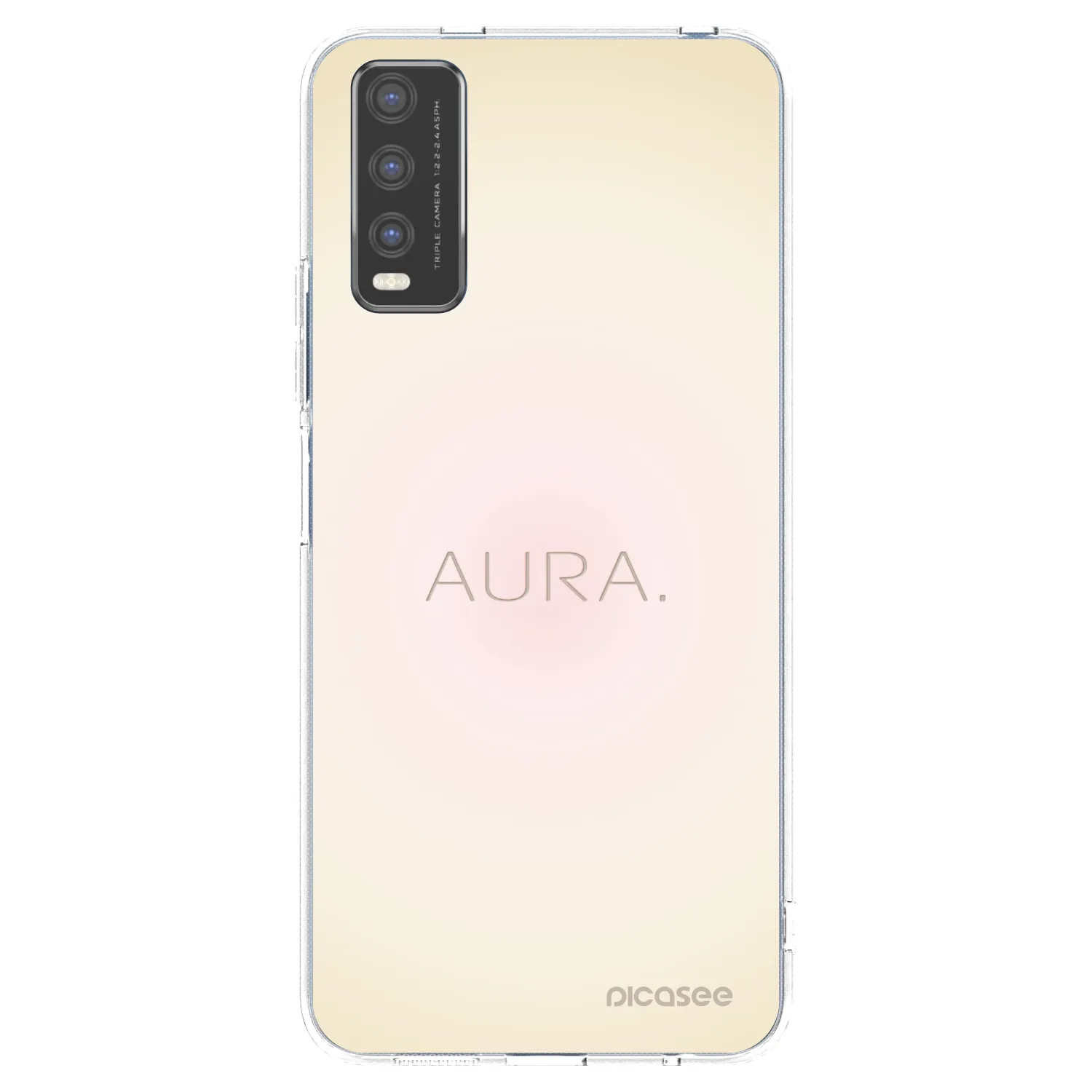 Picasee husă transparentă din silicon pentru Vivo Y20s - Aura