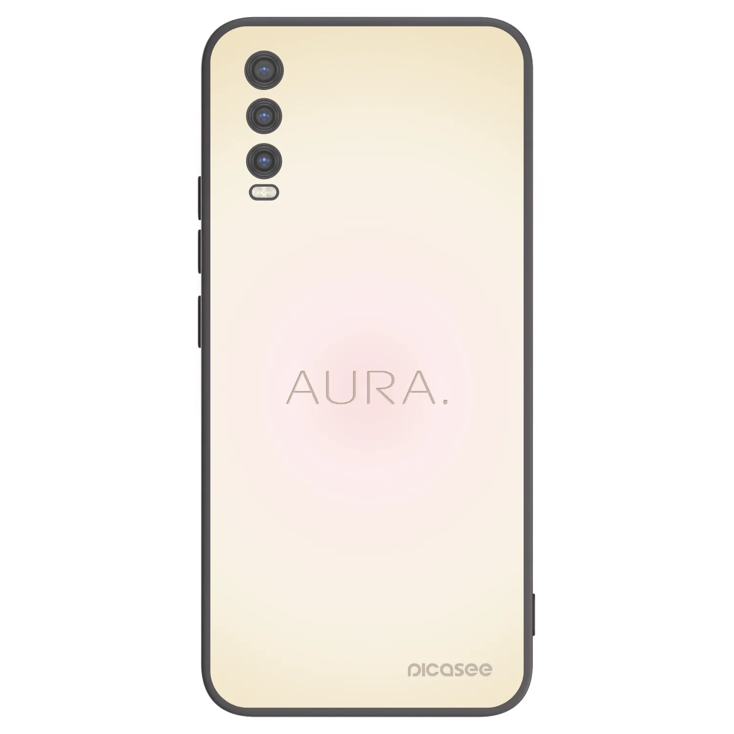 Picasee husă neagră din silicon pentru Vivo Y20s - Aura